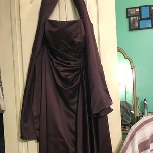 Brown Prom Dress